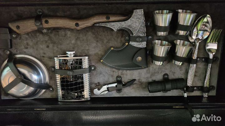 Набор шампуров подарочный