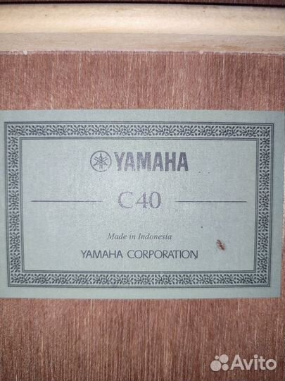 Гитара yamaha c40