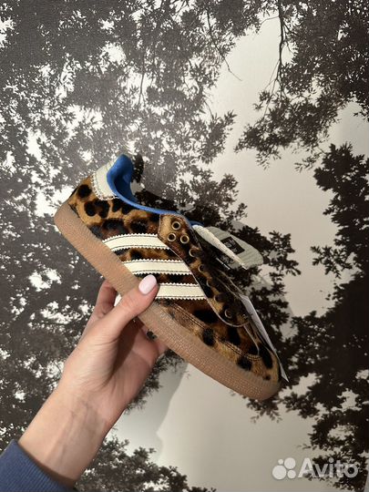 Кеды Adidas Samba x Wales Bonner Leopard