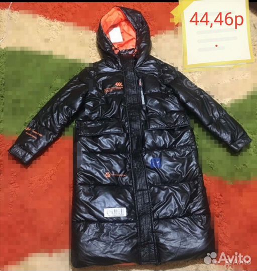Пуховик новый 44,46р