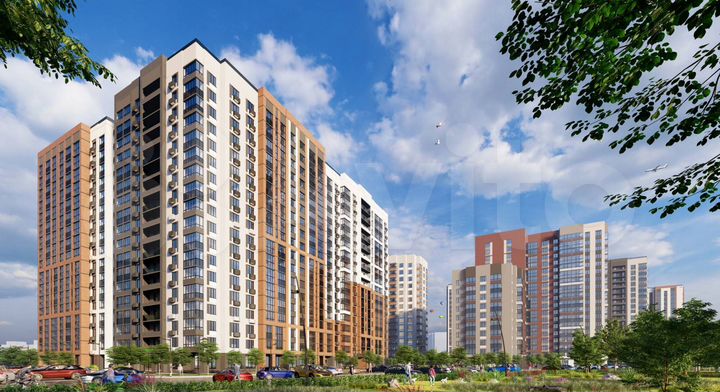 Квартира-студия, 26,6 м², 17/19 эт.