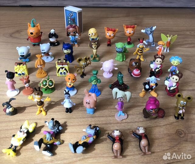 Киндер-игрушки персонажи мультфильмов. Лот 10