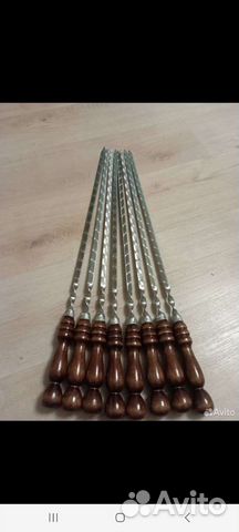 Шампура с деревянной ручкой