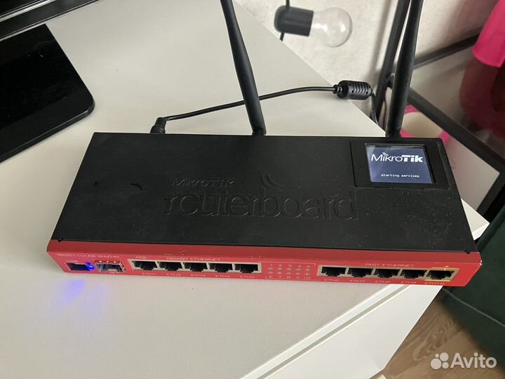 Wi-Fi роутер MikroTik RB2011UiAS-2HnD-IN, черный