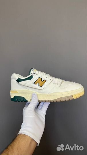 Кроссовки New Balance 550 green yellow