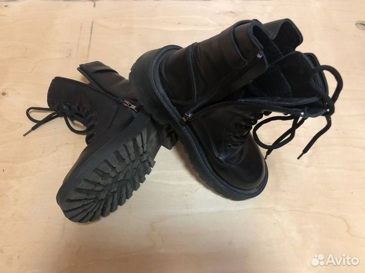 Ботинки женские черные 37 размер