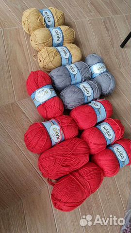 Пряжа 100%хлопок разная новая