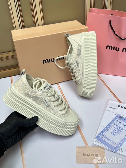 Кеды женские MIU MIU