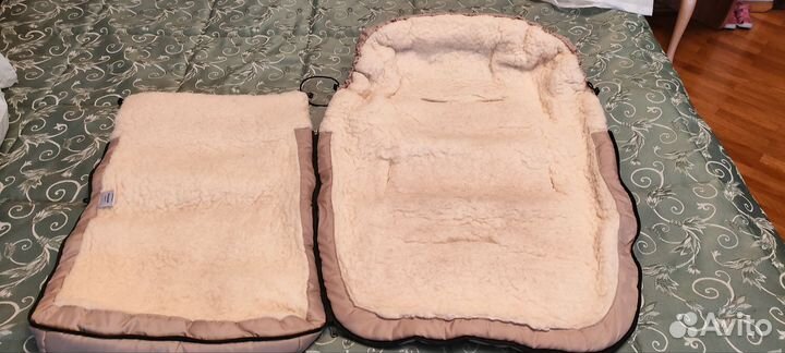 Меховой конверт в коляску овчина 100 Womar