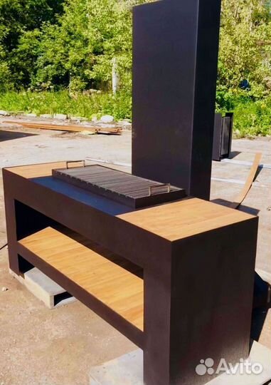 Мангал в стиле лофт