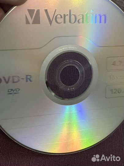 Диски DVD-RW, DVD-R, CD-R набором