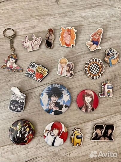 Значки аниме