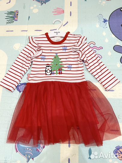 Платье-боди новогоднее