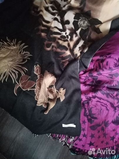 Палантины Rossini, пашмина шерсть, вискоза, шелк