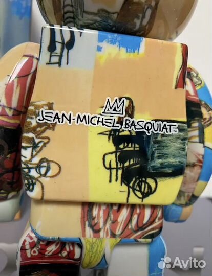 Мишка bearbrick jean michael basquiat