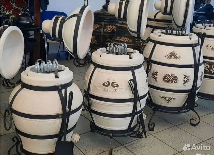 Тандыр Аполлон с откидной крышкой