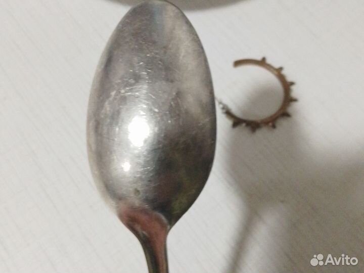 Ложка и вилка из мельхиора СССР