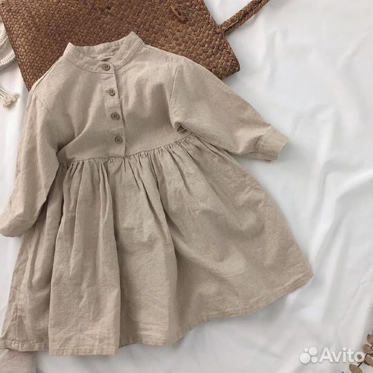 Платье для девочки с длинным рукавом р122