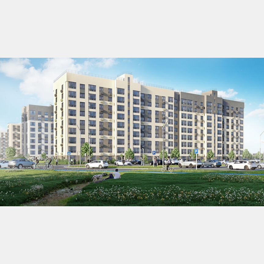 2-к. квартира, 64,4 м², 2/9 эт.