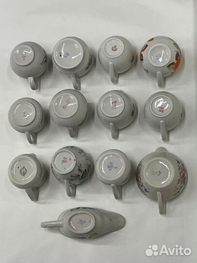 Посуда фарфоровая СССР, лфз, Кузнецов, дулево