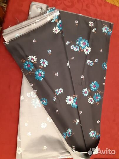 Вискоза времён СССР. Три вида ткани