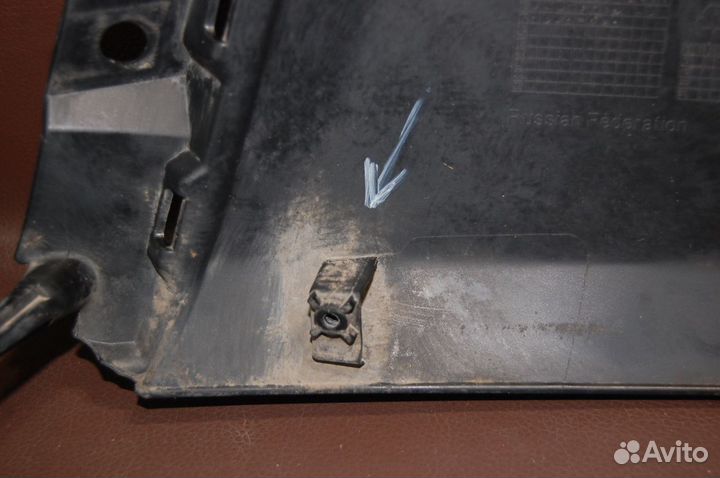 Накладка бампера - Mitsubishi Outlander 3