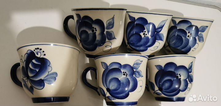 Чайный набор Гжель СССР