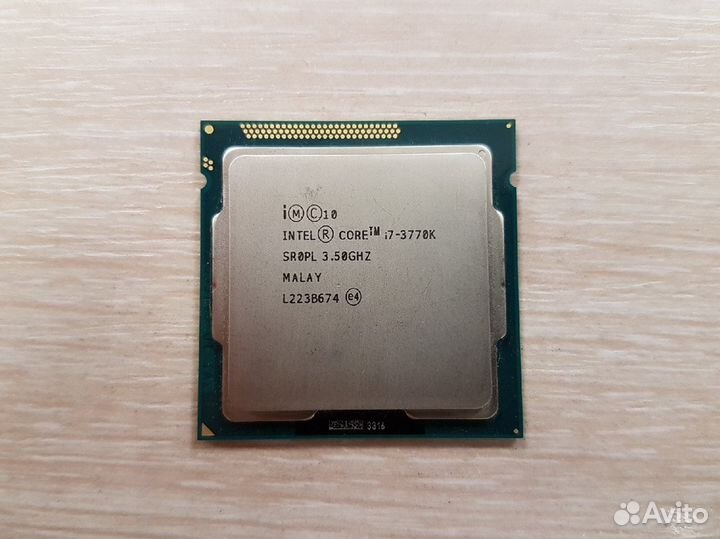 Процессор Intel Core i7-3770K, Ivy Bridge, s1155