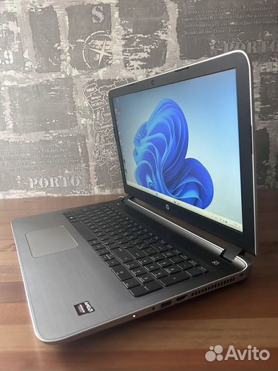 Быстрый ноутбук HP 4 ядра ram 8gb, ssd, hdd