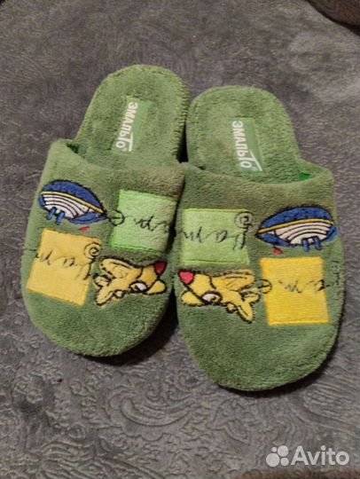 Теплые тапочки