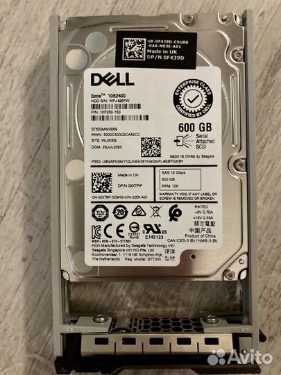 Жесткий диск Dell (Seagate) Exos st600mm0069 2,5”