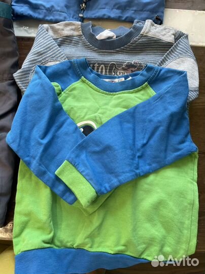 Вещи на сальчика пакетом 80 86 92