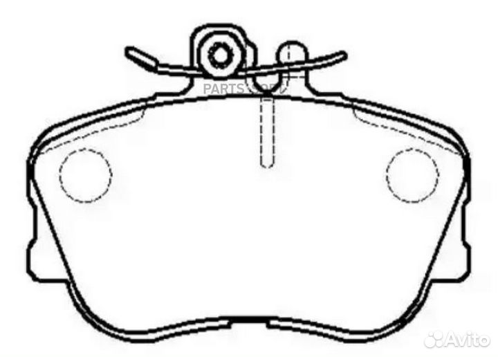 HSB HP9829 Колодки торм