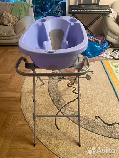 Детская ванночка с весами и термометром DigiBath