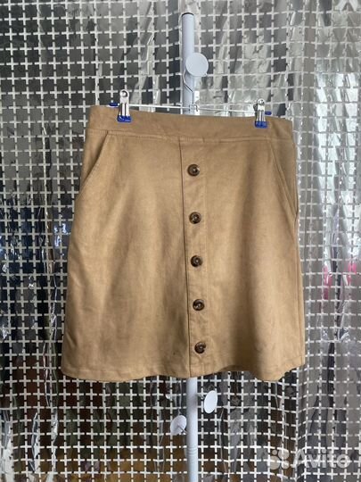 Юбка замша 42 с браком