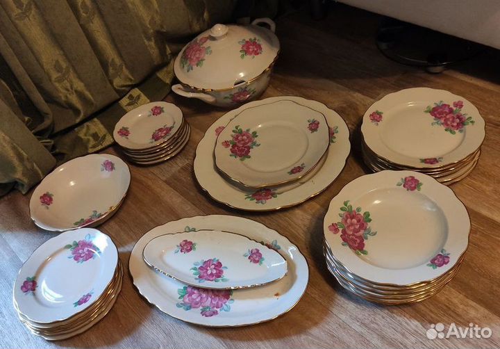 Сервиз столовый СССР Дулево