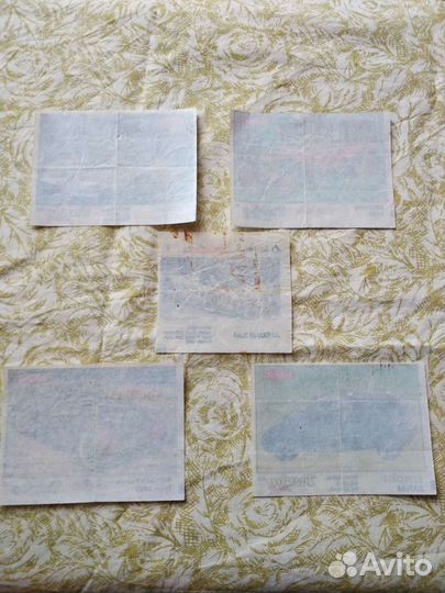 Вкладыши(фантики) Turbo,Bombibon