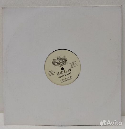 Hip Hop: Mad Lion - Point Blank LP 95 US