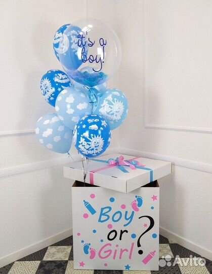 Коробка для гендер пати