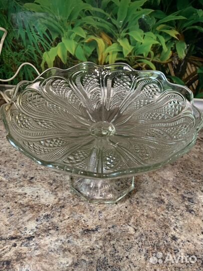 Большая ретро ваза - фруктовница, СССР