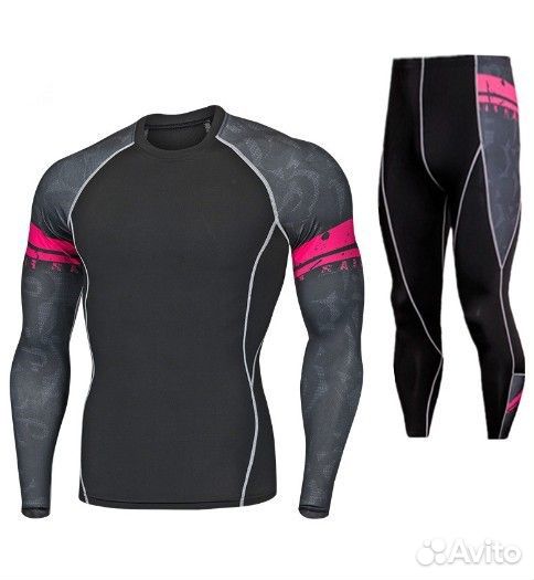 Комплект 2 в 1 рашгард и тайтсы