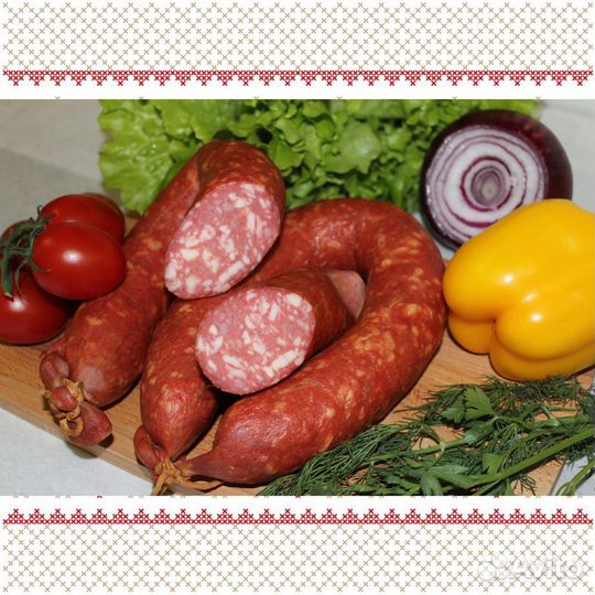 Домашние фермерские колбасы