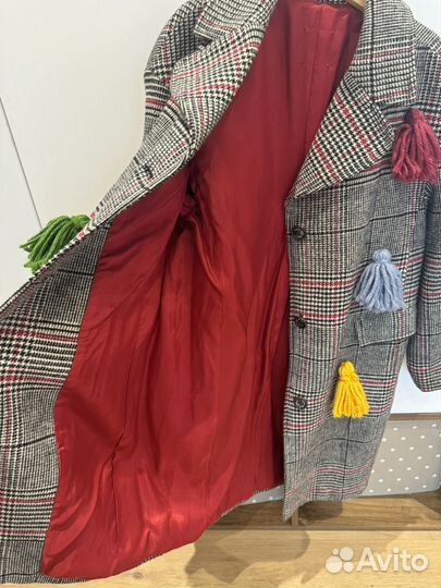 Драповое пальто на девочку 8-10 лет