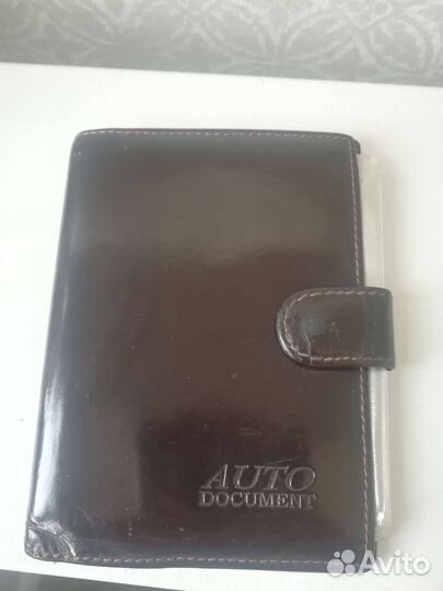 Обложка для автодокументов натуральная кожа