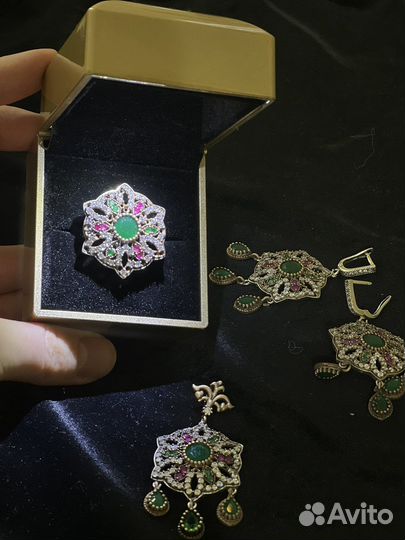Серебряный комплект