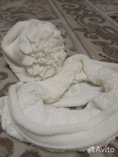 Комплект шапка и снуд