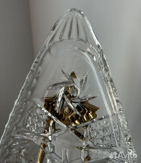 Менажница хрустальная винтаж