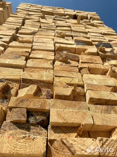 Доска обрезная, сорт 1, т/у, сосна