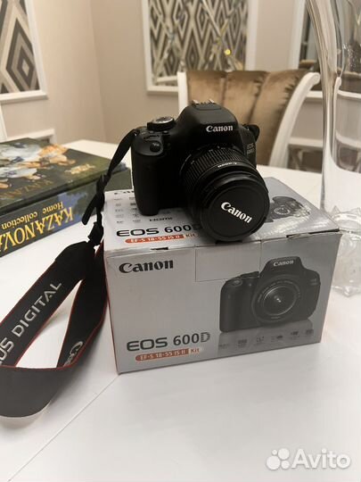 Зеркальный фотоаппарат canon eos 600d