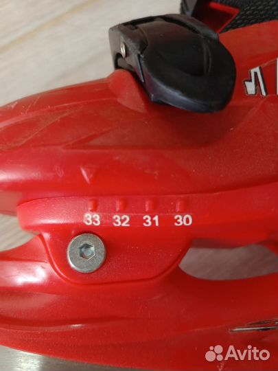 Коньки раздвижные детские р.30-33